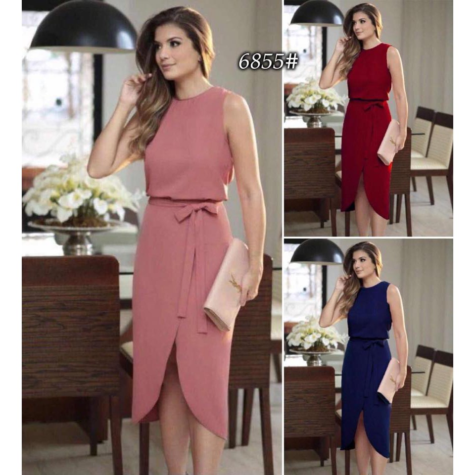 Simple casual outlet dress for ladies