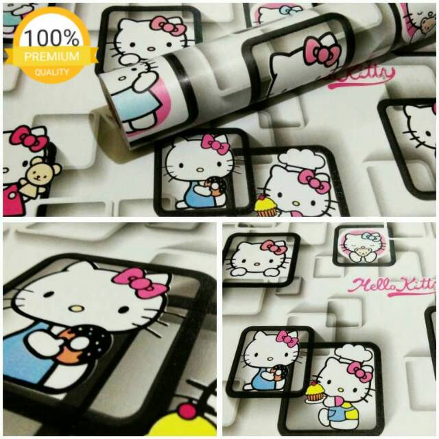 HITAM PUTIH Wallpapet Sticker Wall White Living Room And Room Motif ...