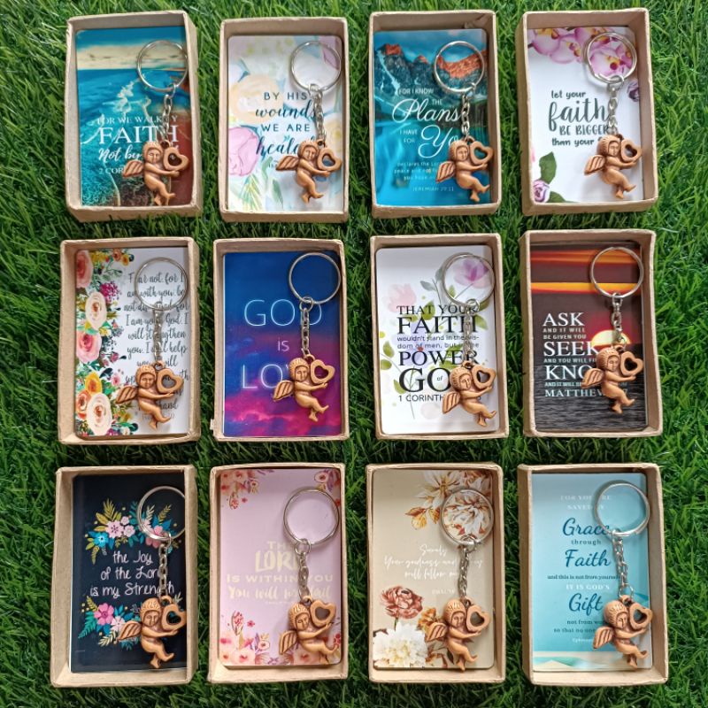 Bible Verse Ref Magnet ATM size with keychain | Shopee Philippines