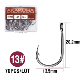 100PCS Premium Hooks 12 Sizes High Quality Fishing Hooks with