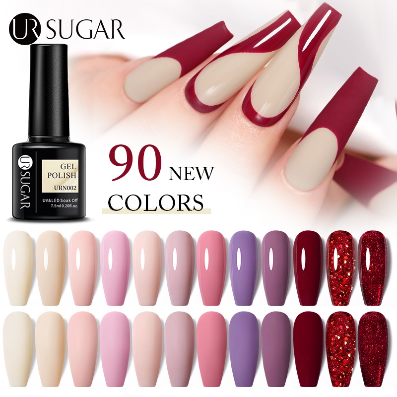 UR SUGAR Autumn Color Uv Gel Nail Polish Winter Soak Off Manicuring 7 ...