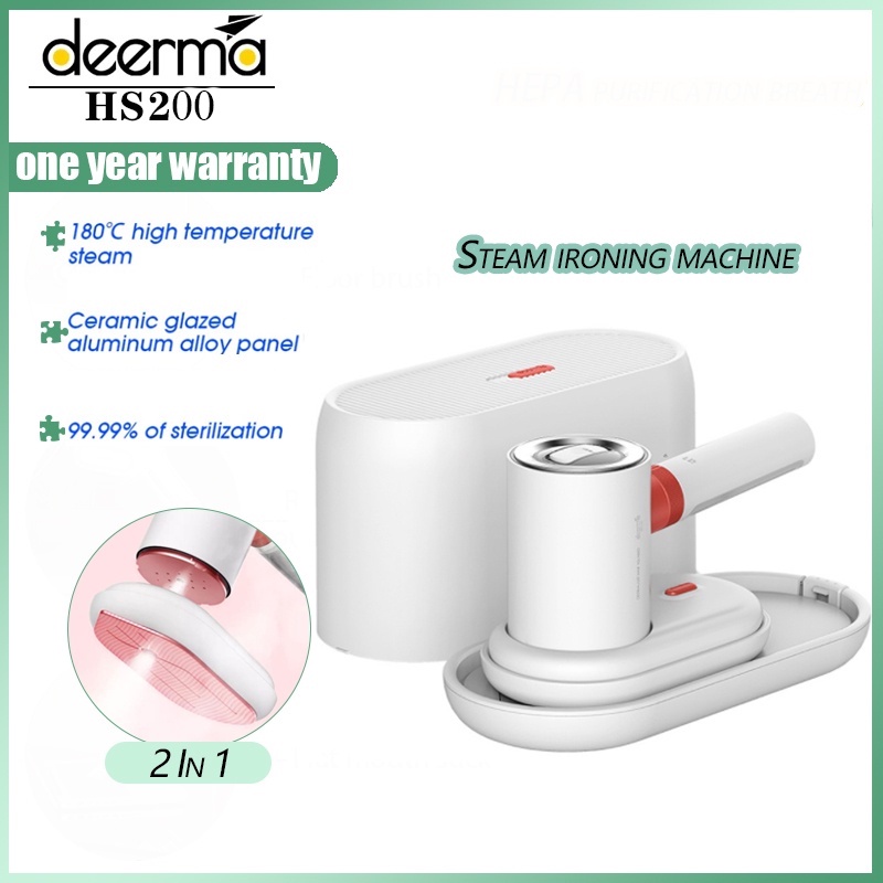 Deerma 2 In 1 Garment Steamers Portable Steam Ironing Machine 110ml