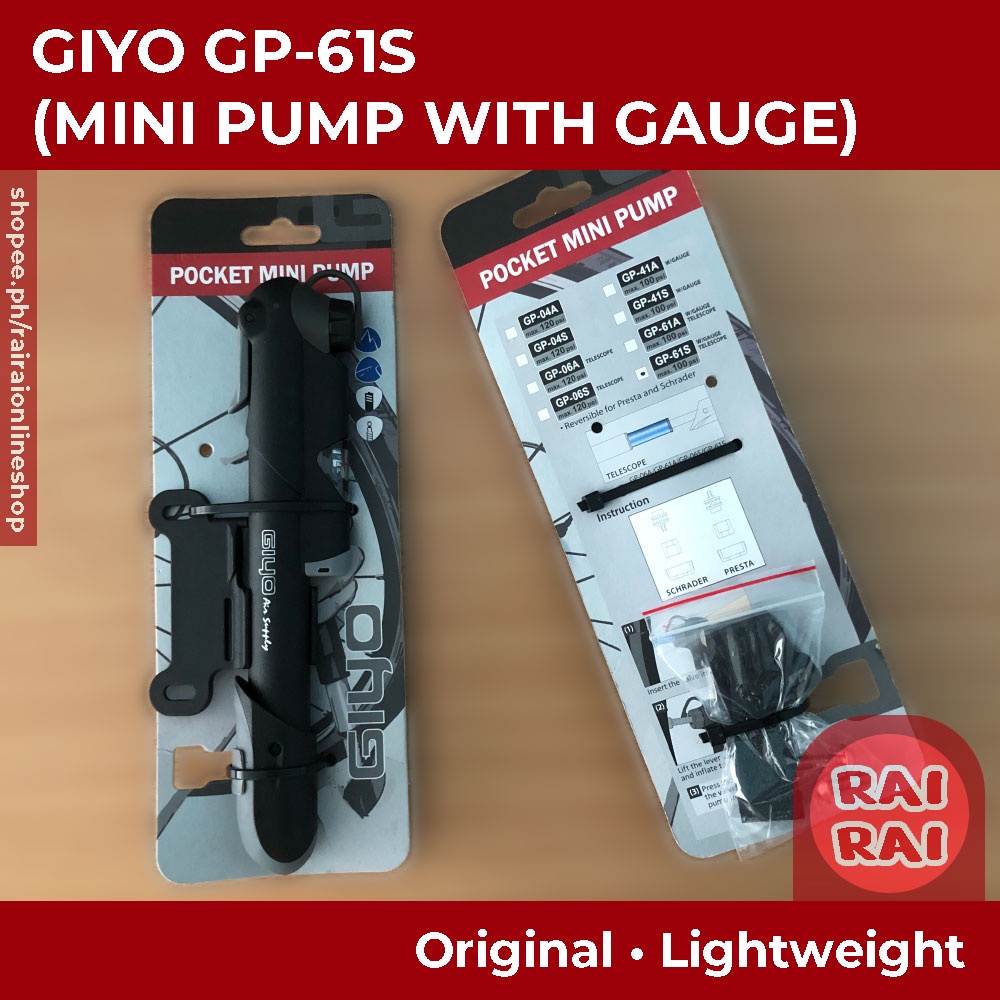 giyo double action pump