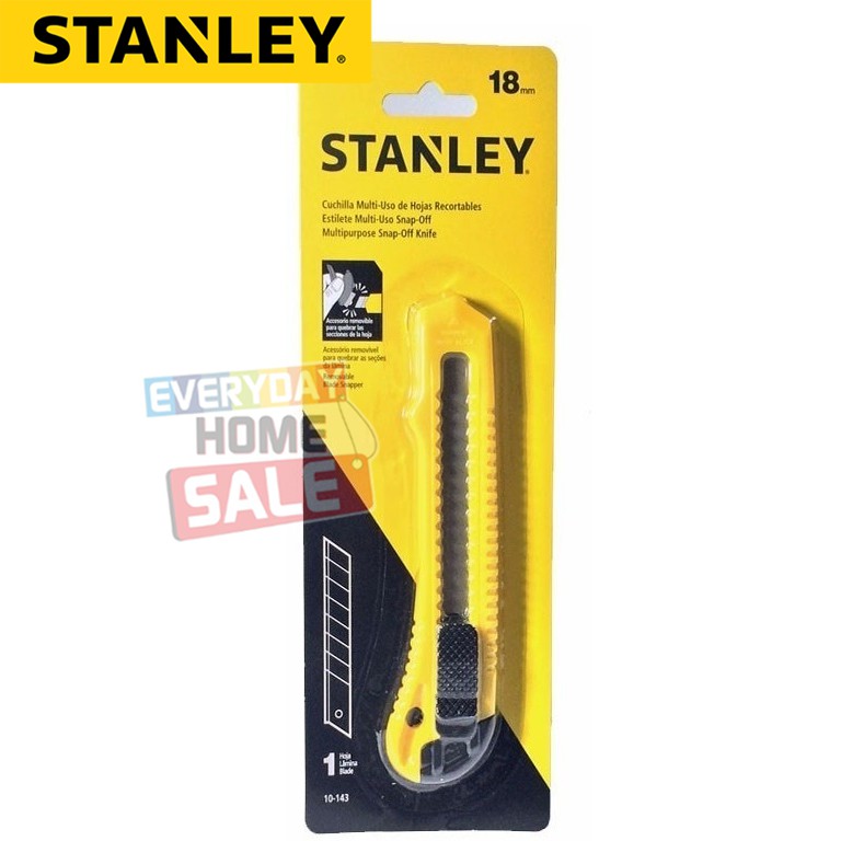 Stanley Cutter Knife Snap-Off 18mm #10143 | Shopee Philippines