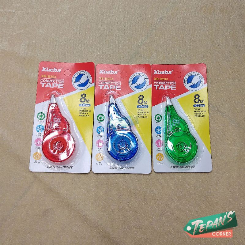 Correction Tape 8m Xueba (Sold per piece) Shopee Philippines