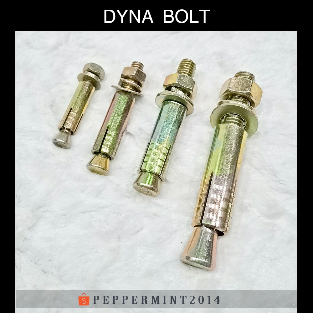 Dyna Bolt Dynabolt Expansion Screw Bolt Sleeve Anchor Zinc Brass Coated ...