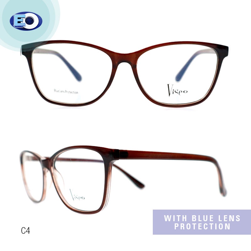 Eo Viseo Vs201212 Non Graded Anti Radiation Eyeglasses For Men And Women Shopee Philippines 6281