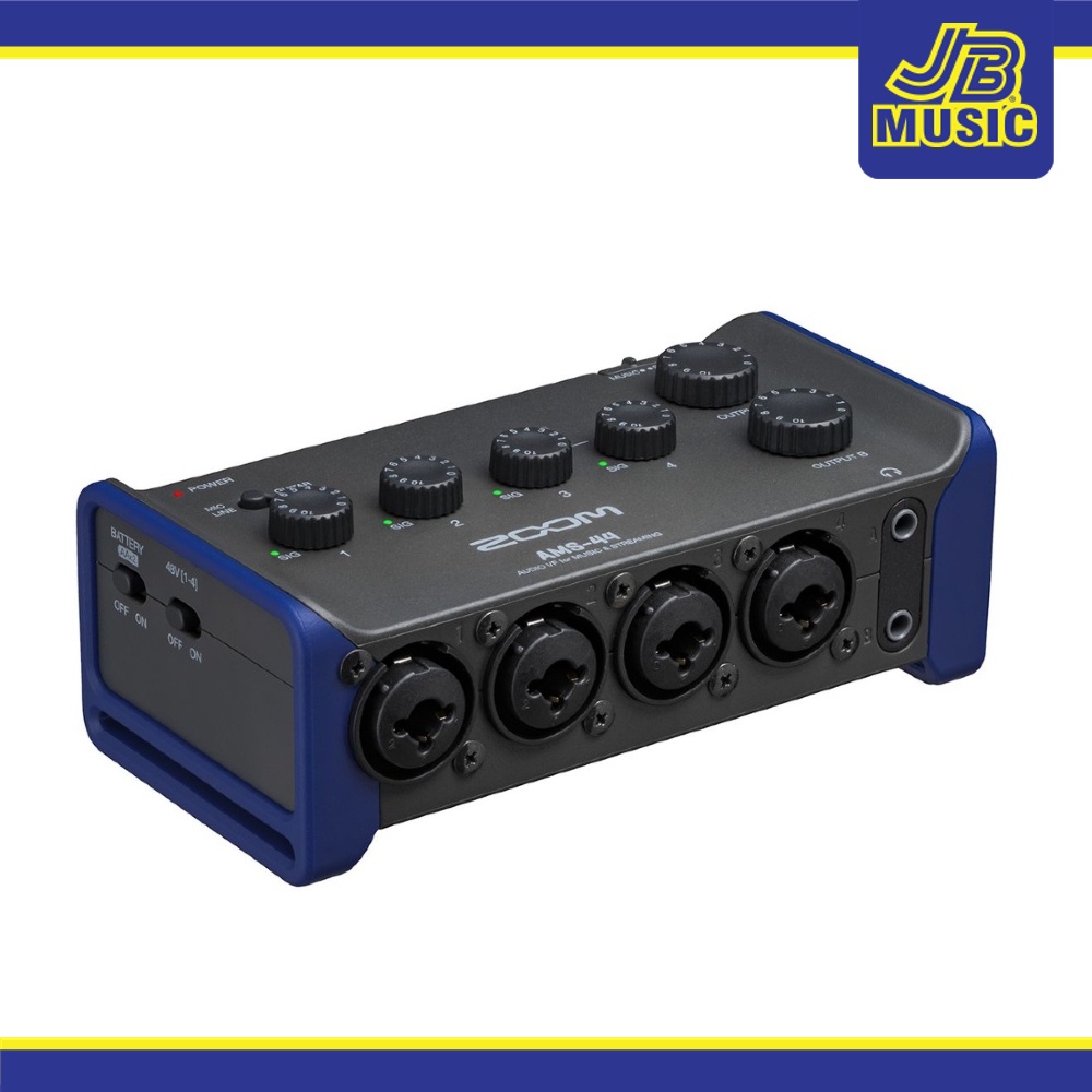 Zoom AMS44 Audio Interfaces (Professional Audio Equipment)(Recording/Streaming Interface