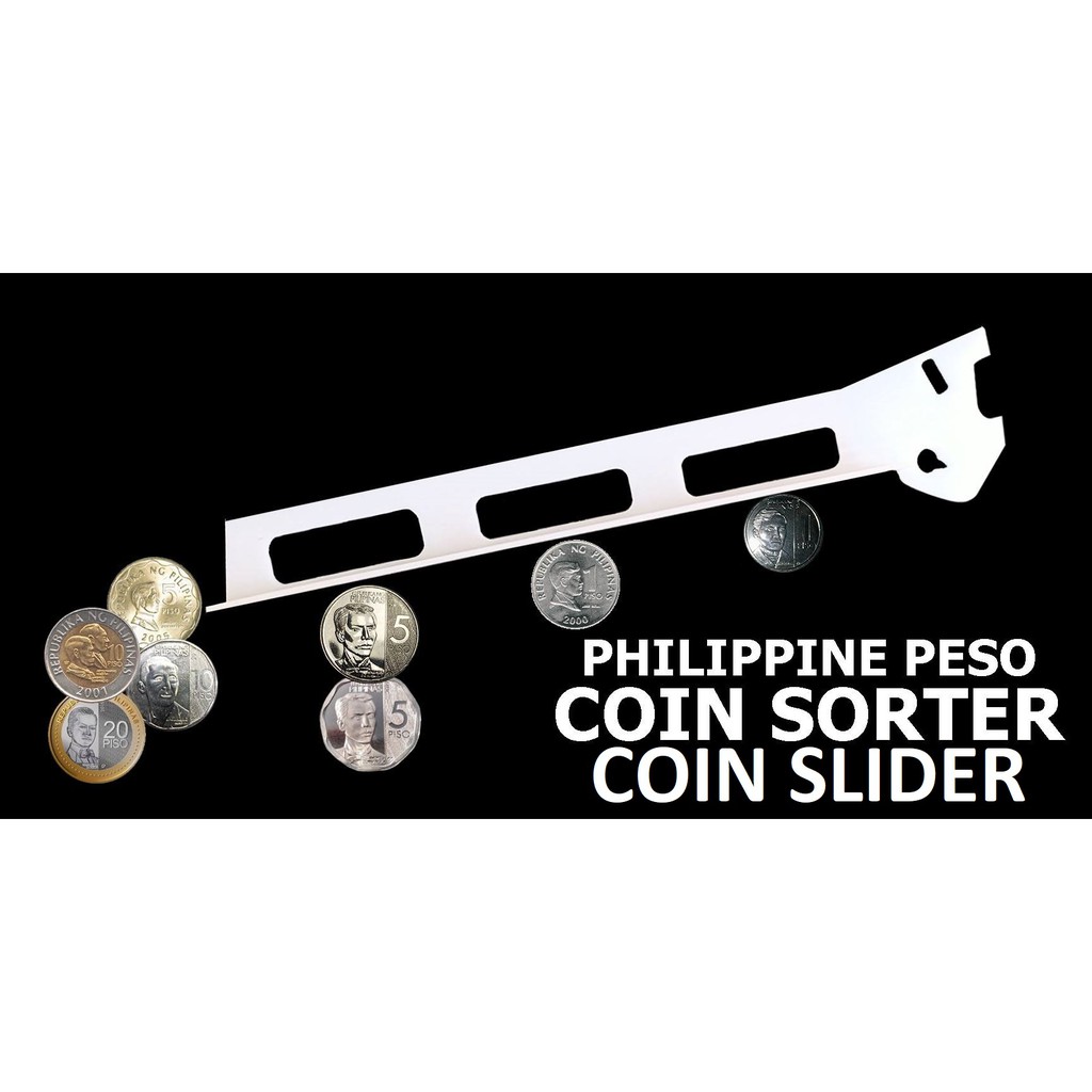 Philippine Peso Coin Sorter Slider Only