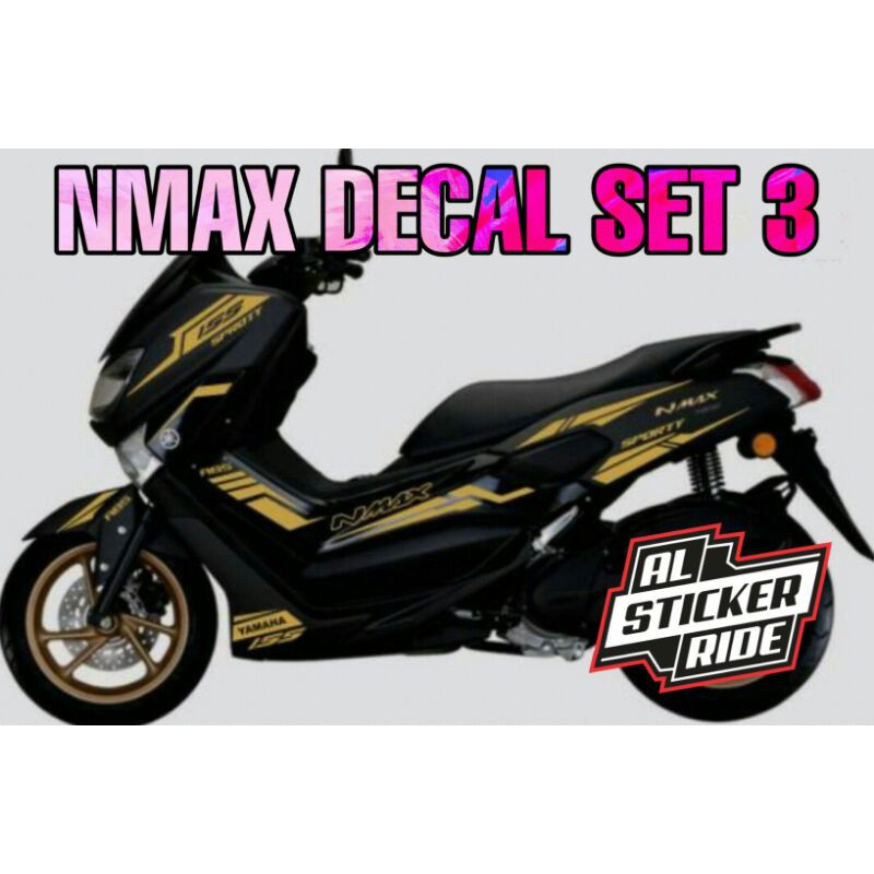 Yamaha NMAX DECALS set 3 Waterproof for V1 and V2 Shopee Philippines