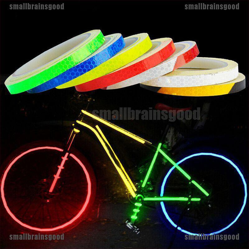 Snph 1cmx8m Bike Reflective Stickers MTB Bicycle Adhesive Tape Safety Decor Sticker Cool Shopee Philippines