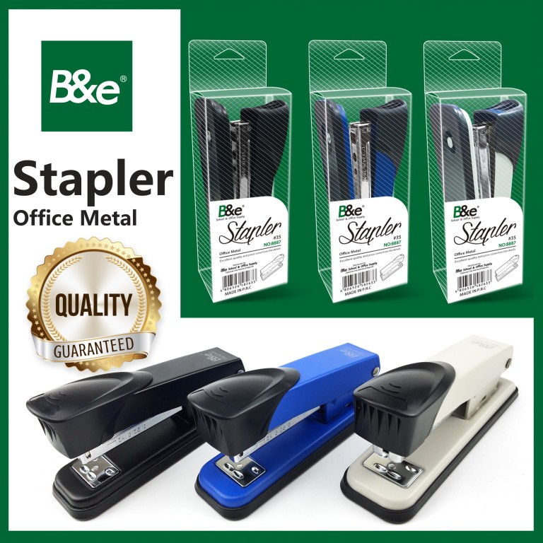 Bnesos Stationary School Supplies B&e Office Stapler Metal #35 #8887 ...