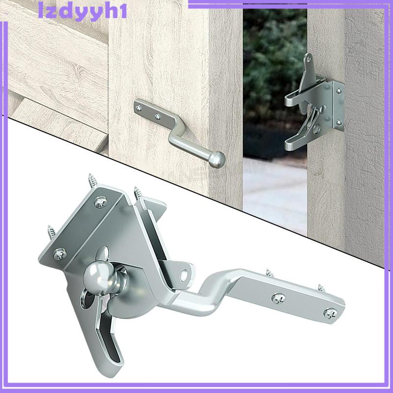 Steel Fence Lock Self Locking Gate Latch for Backyard Courtyard Garden ...