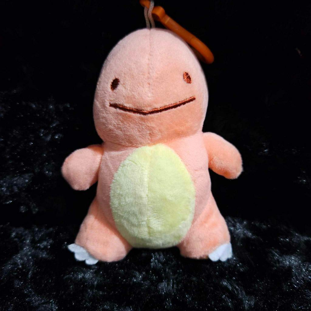 DITTO CHARMANDER Pokemon Mini Plush Doll with Clip 14cm POKEMON