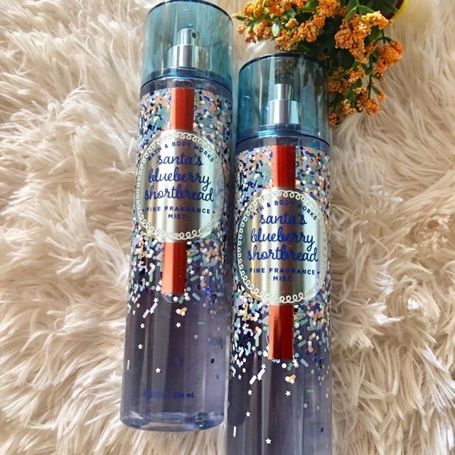 Santa's blueberry discount shortbread body mist