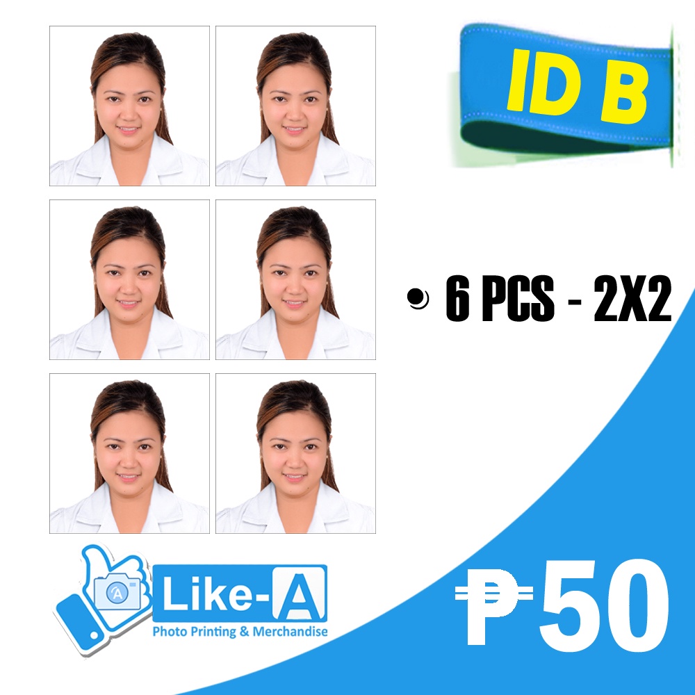 ID Photo printing 2x2 1x1/ Visa / passport /prc /seaman ID | Shopee ...