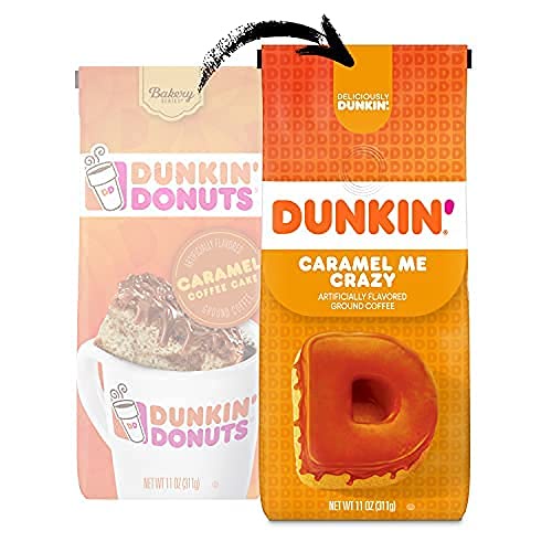 Dunkin' Donuts Caramel Me Crazy Ground Coffee 311 g for brewed coffee