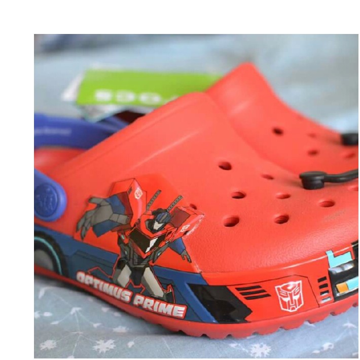 Optimus store prime crocs