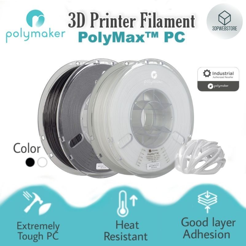 Polymaker Tough PC Filament PolyMax (1.75mm), Toughest & High Heat