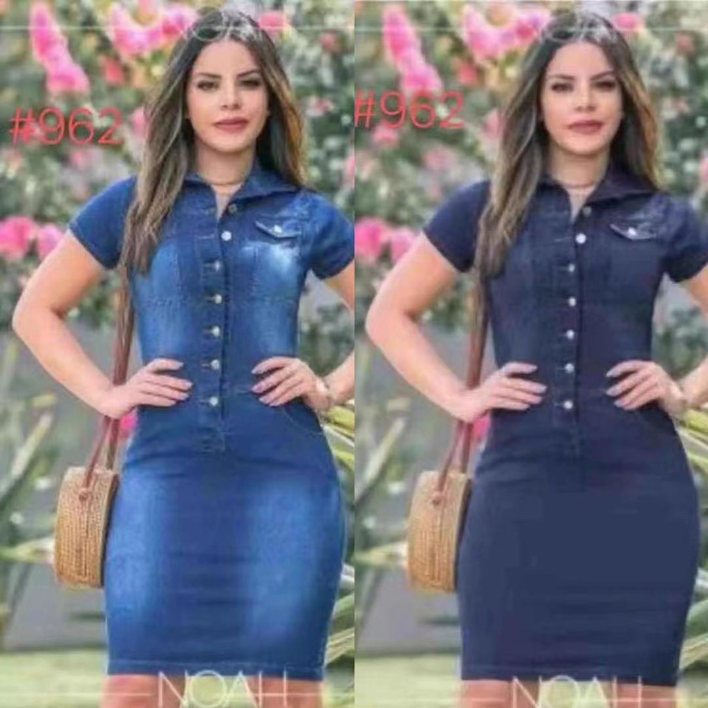 Elegant Denim Dress