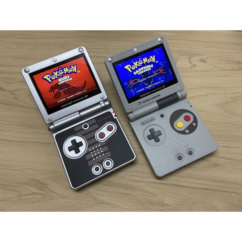 Gameboy Advance SP GBA SP IPS CUSTOM MOD SFC / NES