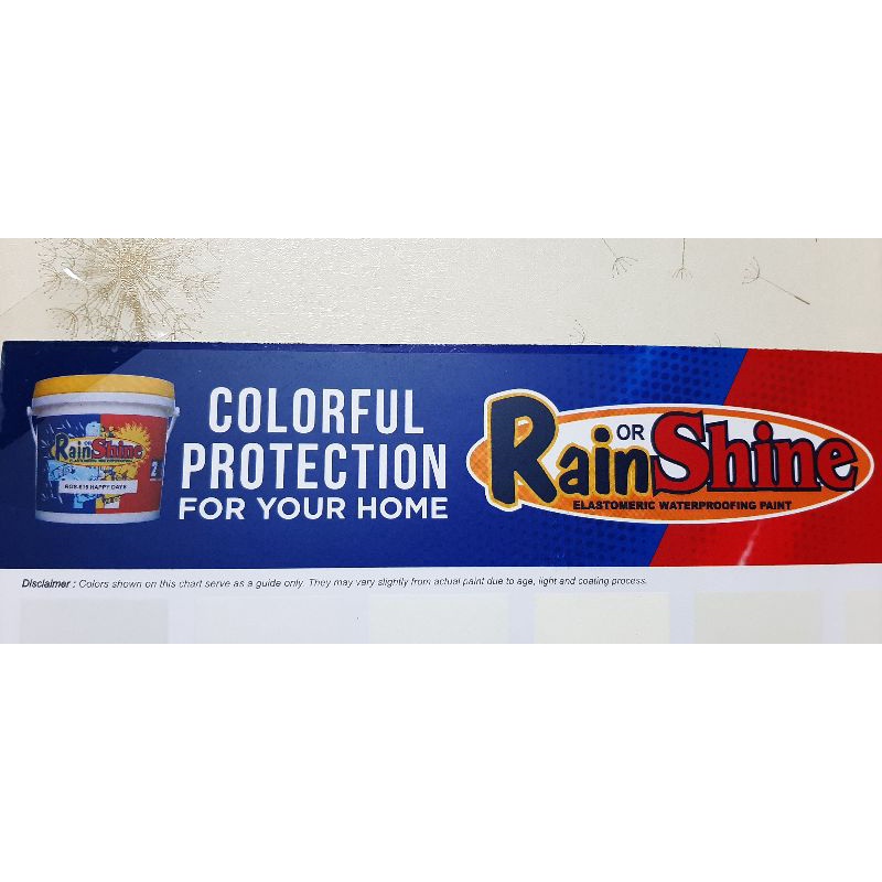 Rain Or Shine Elastomeric Waterproofing Paint Diamond, Platinum and