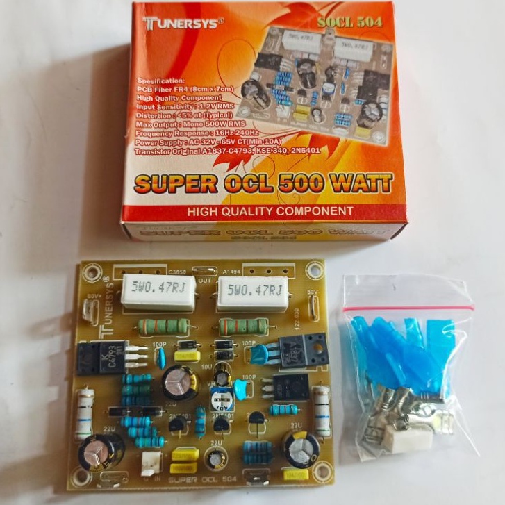 Super OCL Power Driver Kit superocl 504 Fiber 500w TUNERSYS Plus Bonus