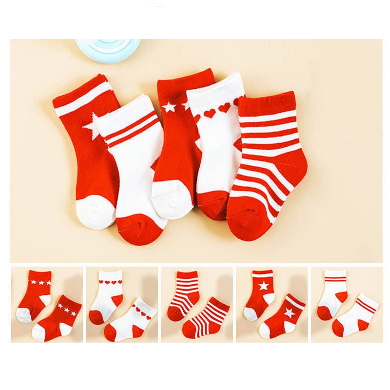 Red baby hot sale socks boy