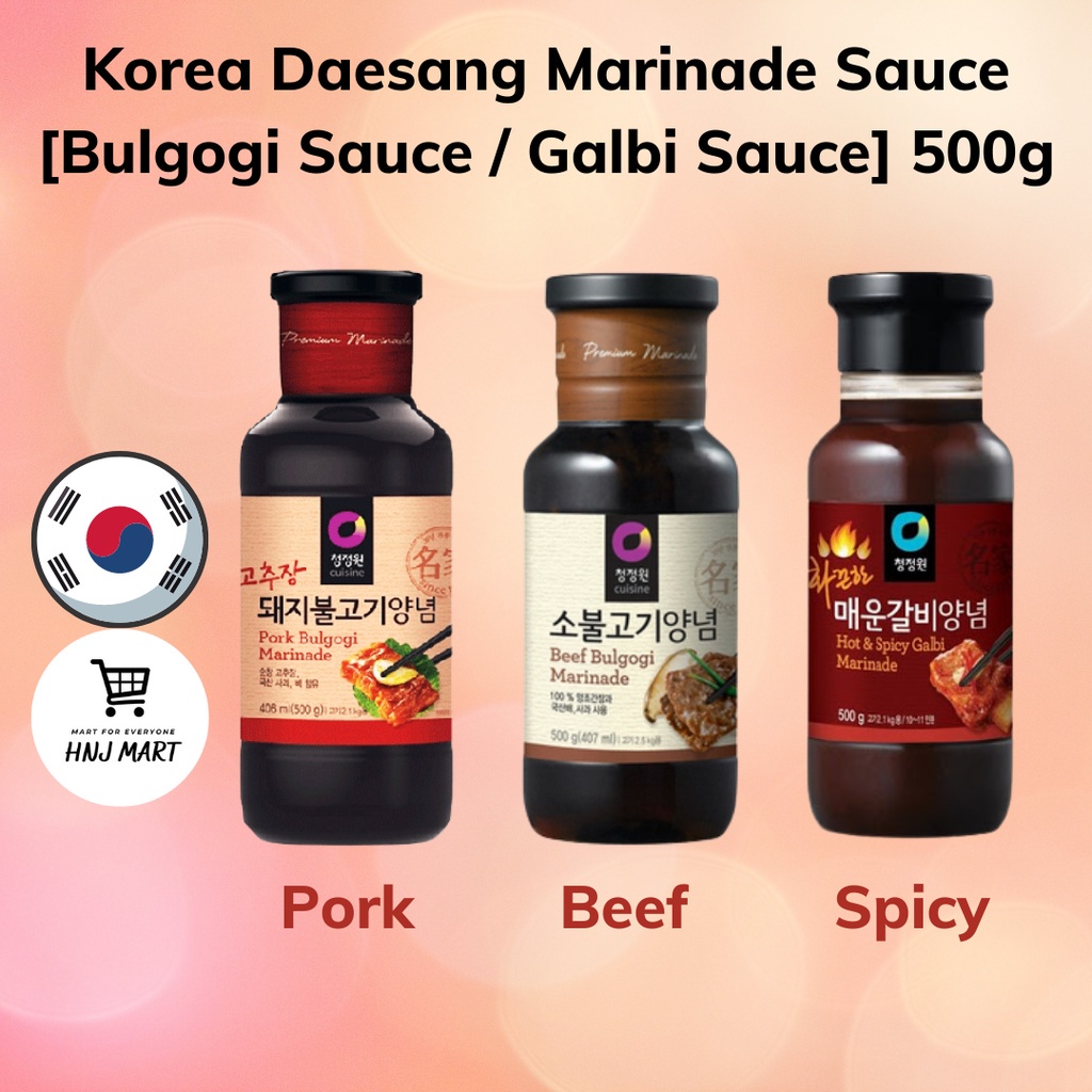 Korea Daesang Marinade Sauce [Bulgogi Sauce / Galbi Sauce] 500g