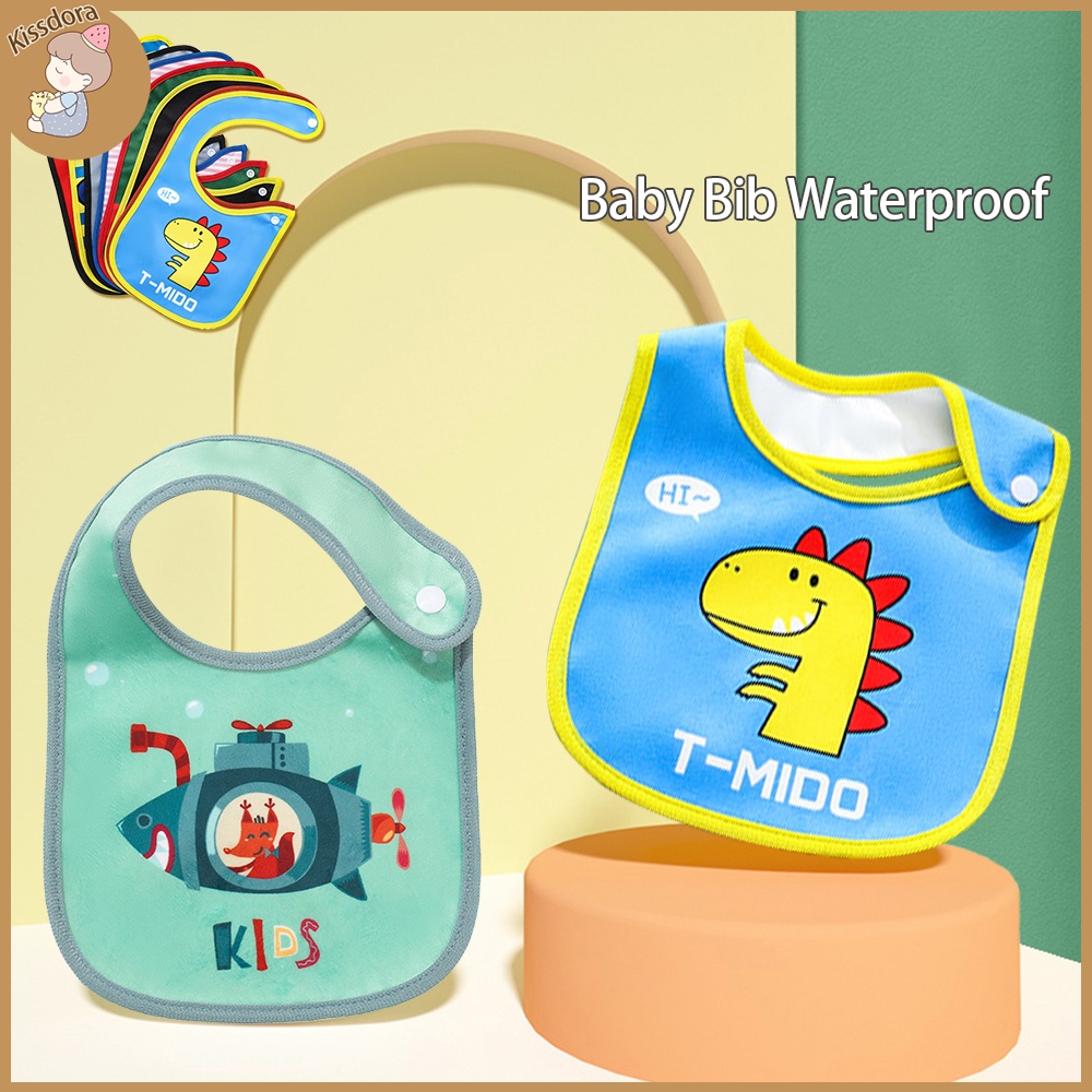 KD【COD】 Baby's saliva sleber with cute motif baby bibs | Shopee Philippines