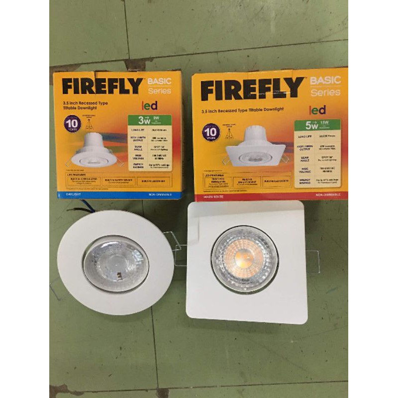 Firefly tiltable downlight /pin light ilaw pang kisame round type ...