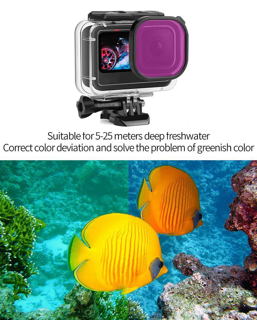 Gopro Hero 10 Pack Underwater Dive Filters For GoPro Hero 10