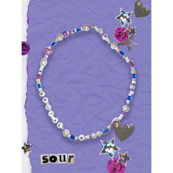 Olivia Rodrigo Sour Inspired Bracelet Purple - $8 - From darshana