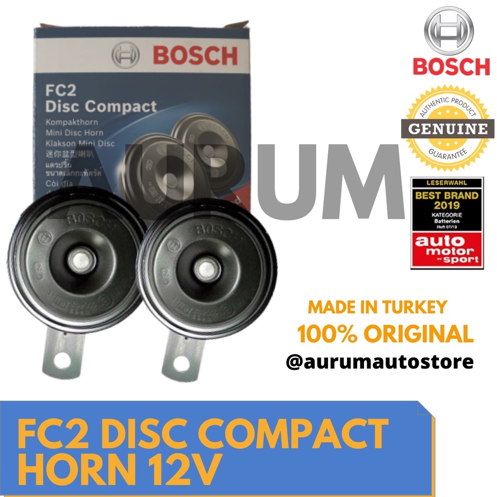 Bosch FC2 Disc Compact Horn 12V | Shopee Philippines
