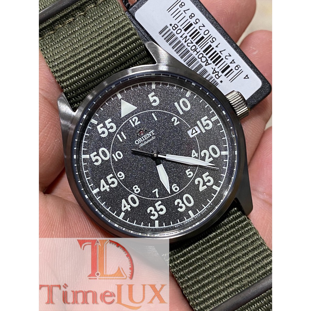 Ra Ac0h02n10b Orient Aviator Watch ORIENT MEN'S NYLON AUTOMATIC RA