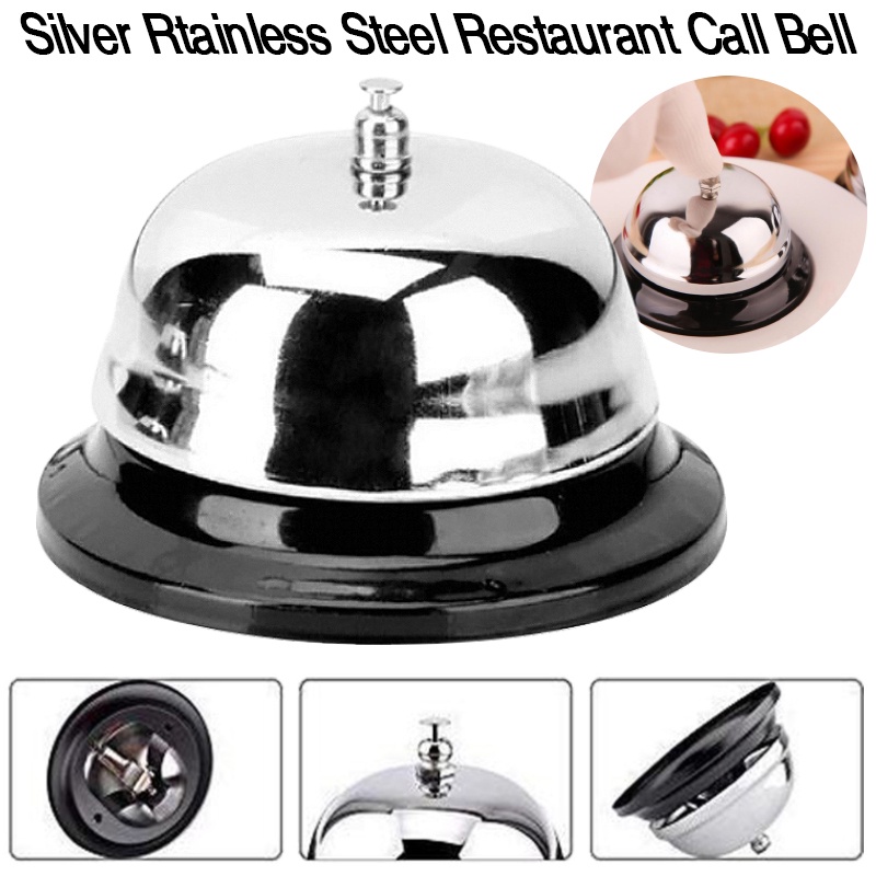 [Spot] Silver stainless steel restaurant call bell kitchen special ...