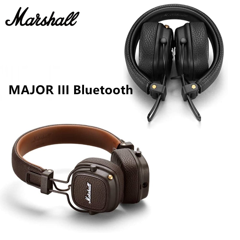 ng Marshall MAJOR III BLUETOOTH ブラウン - ヘッドホン