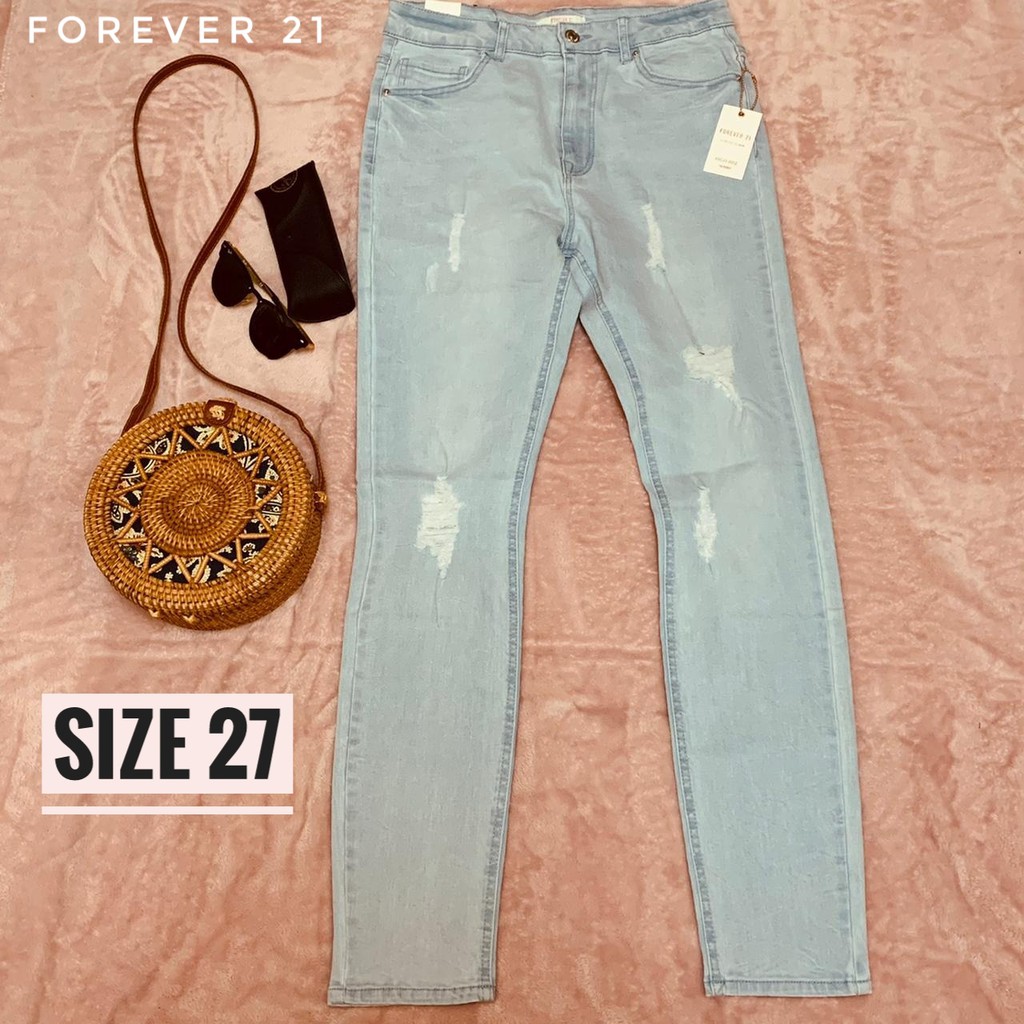 Size 10 in sales forever 21 jeans