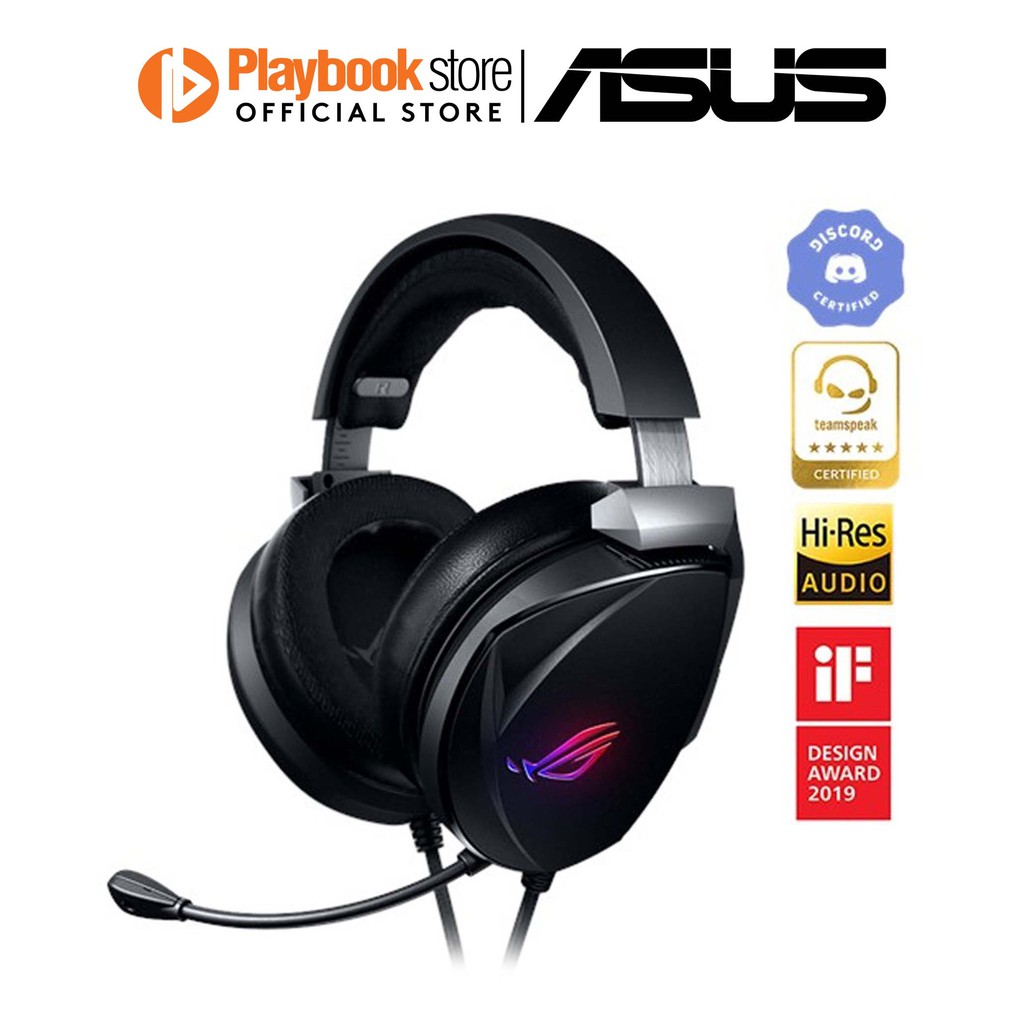 ASUS Rog Theta 7.1 USB C Gaming Headset Ai Noise Cancelling Mic 90Yh01W7 B2Ua00