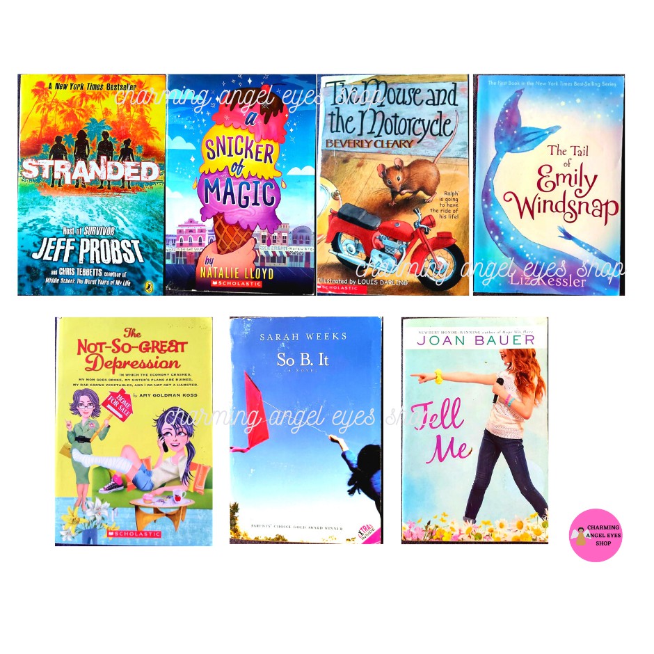 (PRELOVED) ASSORTED CHAPTER BOOKS | Shopee Philippines