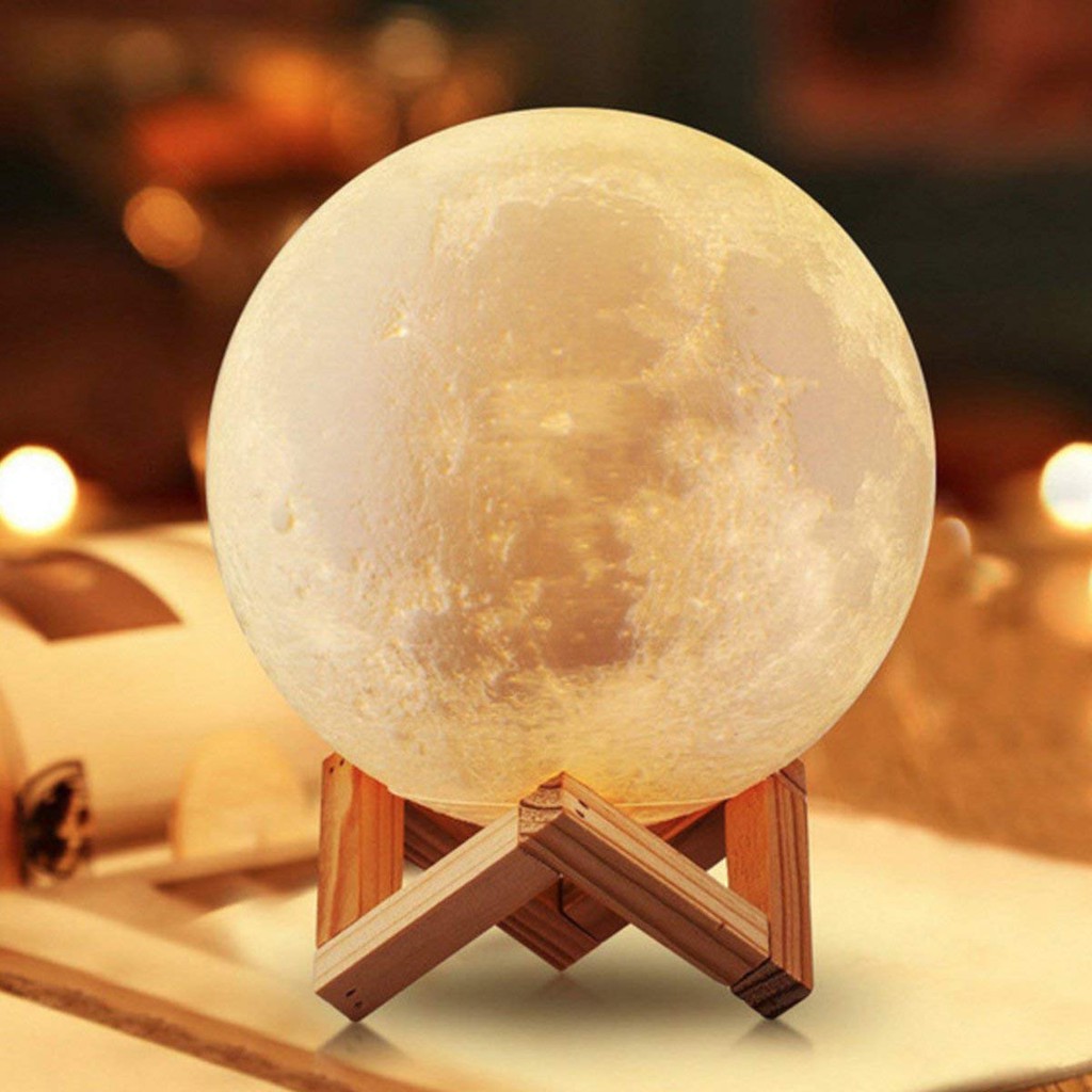 15CM Rechargeable 3D Moon Lamp Color Change Touch Light Shopee Philippines