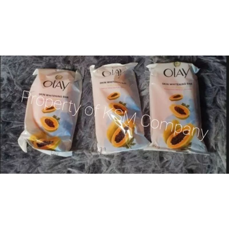 Original Olay Skin Whitening Soap W Papaya 60g X 3pcs Per Set From