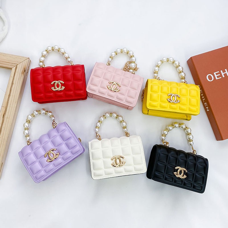 Baby Girls Bags Girl Kids Cute Pearl Portable Design Messenger Bag