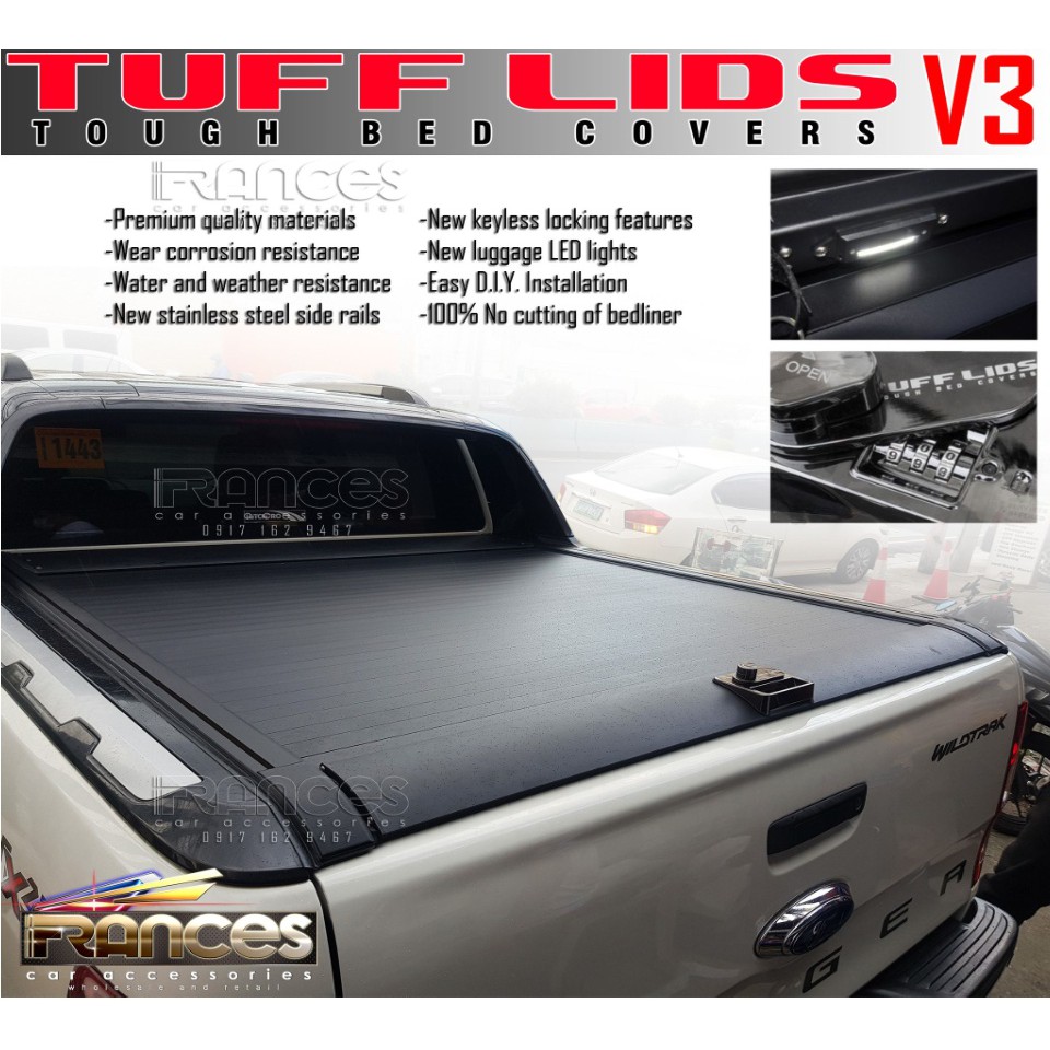 Ford Ranger Wildtrak 20152022 THAILAND MADE ROLLER LID TUFFLIDS