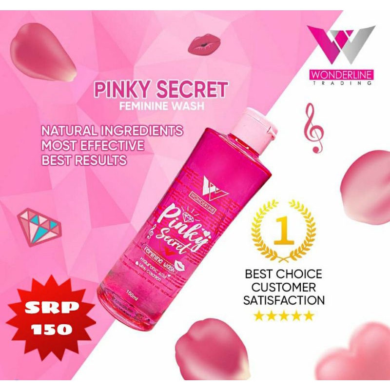 Authentic Pinky Secret Feminine Wash 150mL (New Elegant Packaging) Shopee Philippines