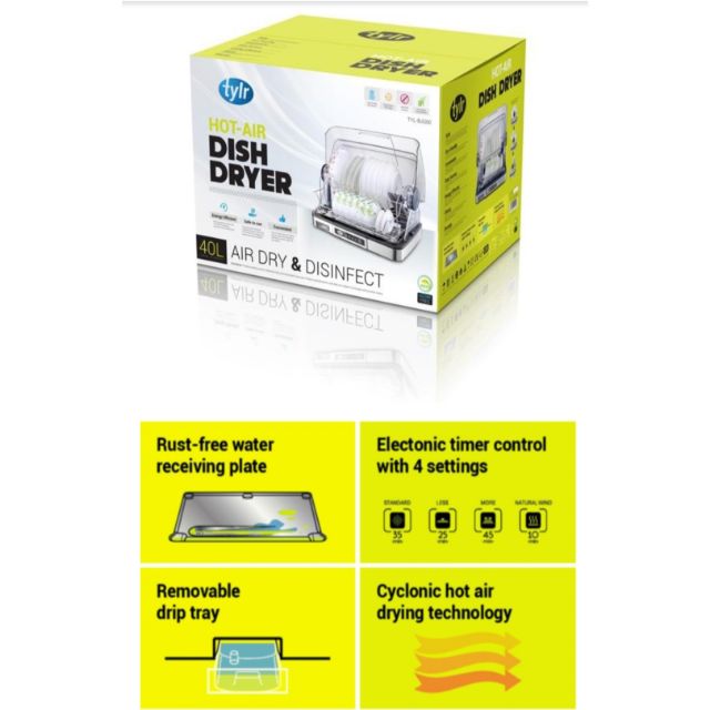 Tyler hot air online dish dryer