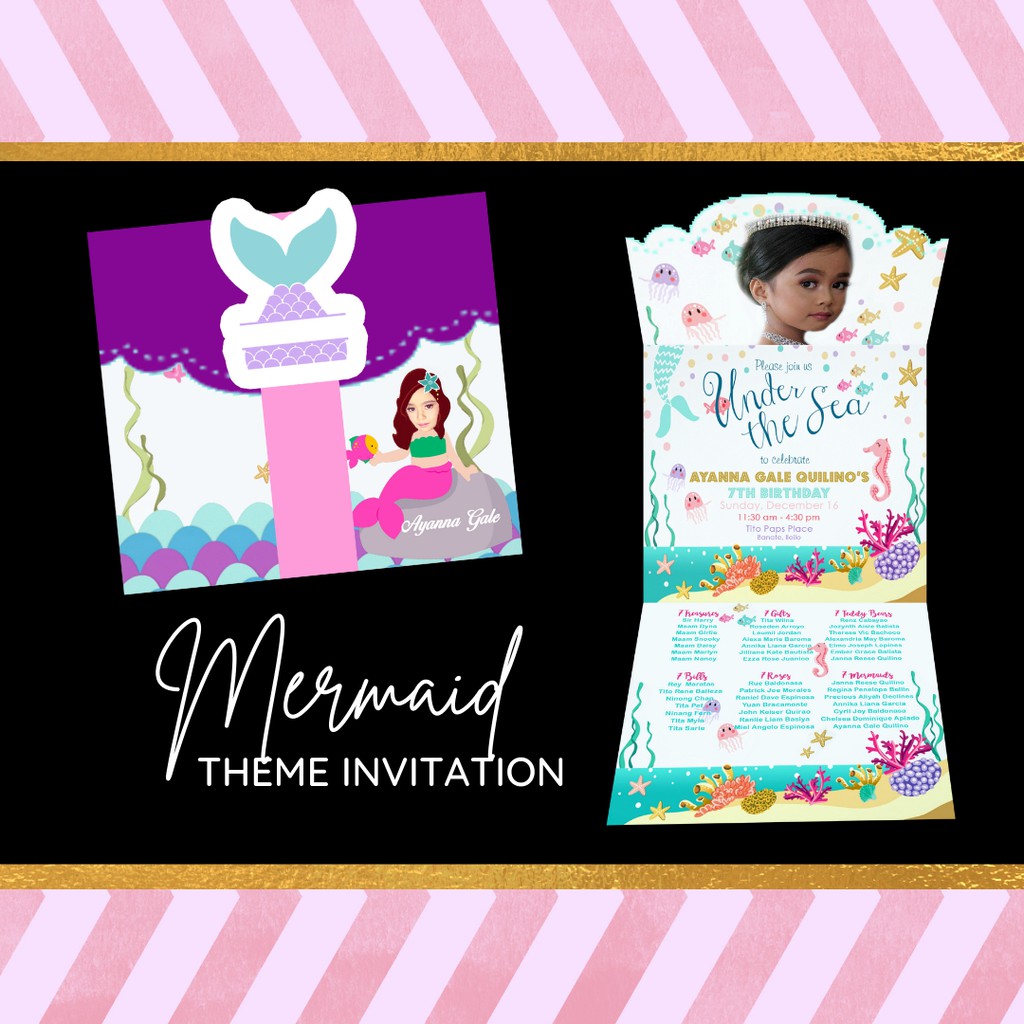 tri fold birthday invitations