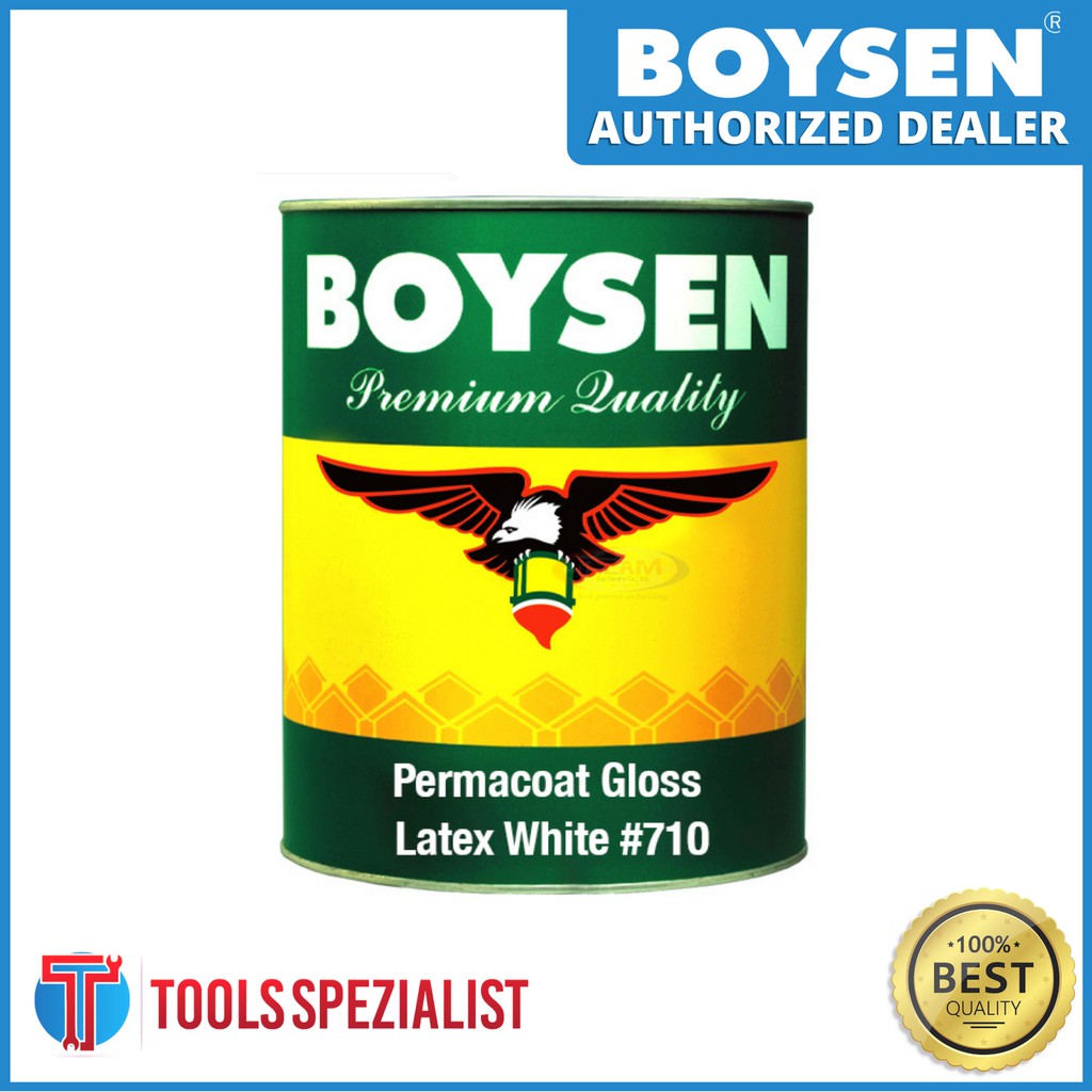 Boysen Permacoat Gloss Latex White #710 16LTRS | Shopee Philippines