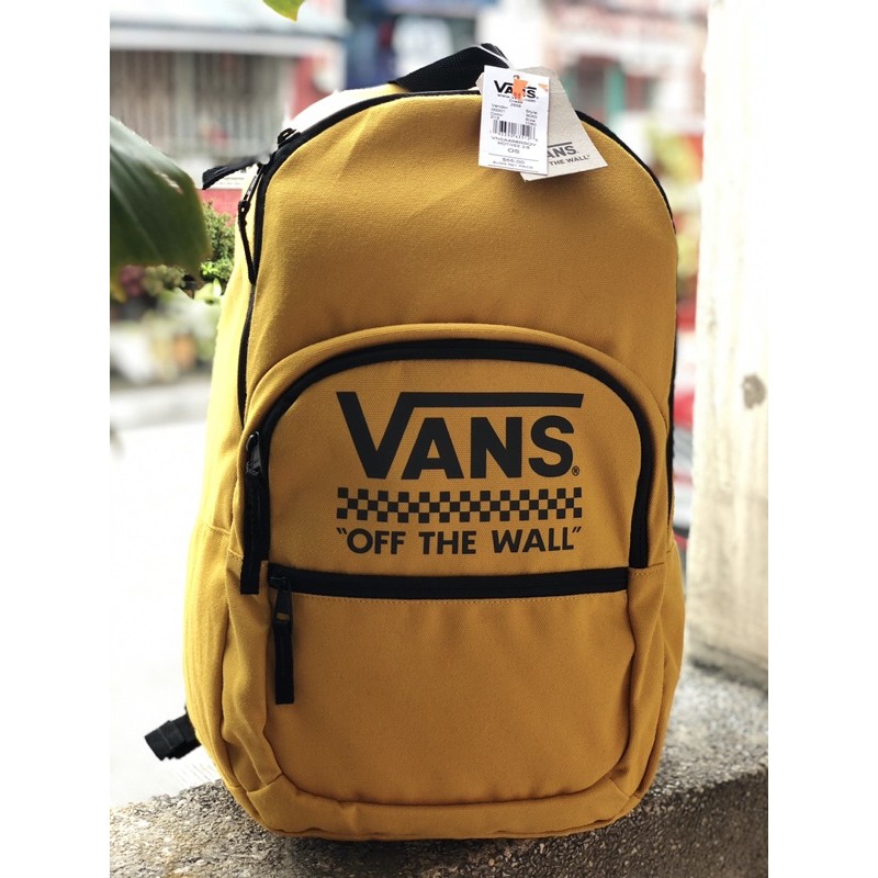 Mustard yellow vans clearance backpack