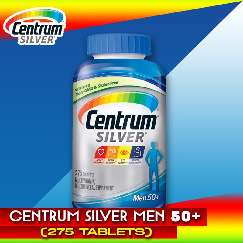 Centrum Silver Men 50+ (275 Tablets) | Shopee Philippines